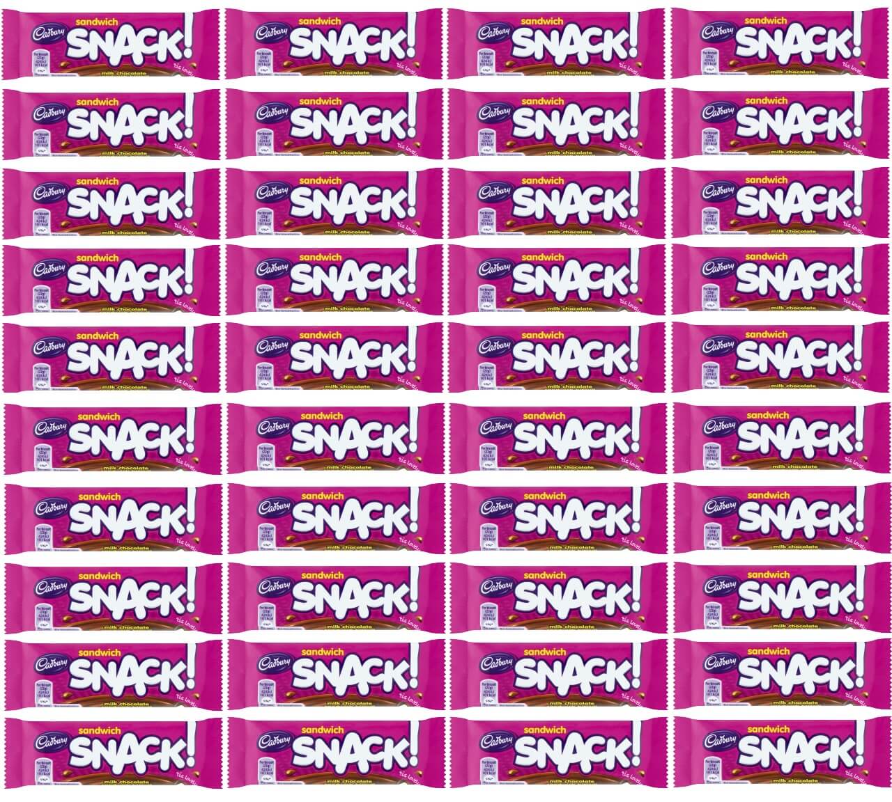Cadbury Snack Sandwich Biscuits | Schachtel mit 40 x 22g