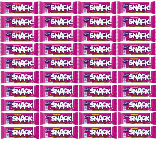 Galletas sándwich Cadbury Snack | Caja de 40 x 22g