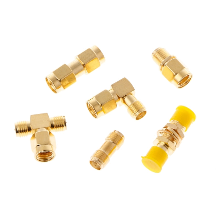 18-Piece SMA Connector Kit — Male, Female & RP-SMA Coaxial Adapter Set