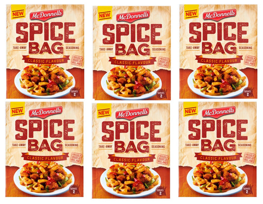 McDonnells Spice Bag Seasoning Original 40g (Pack of 6)