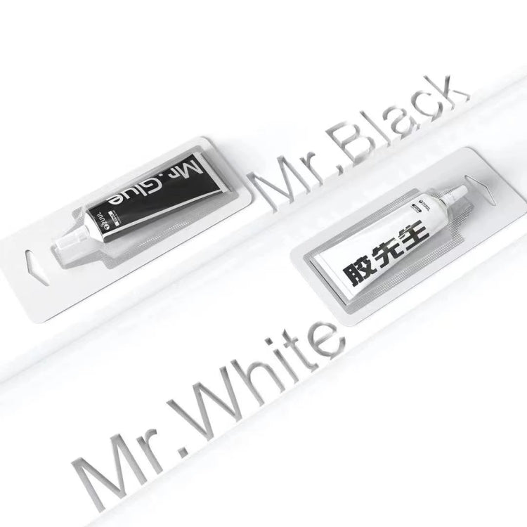 2UUL Mr Glue 25ml Strong Adhesive for Repair, Glue White, Glue Black