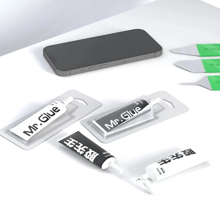 2UUL Mr Glue 25ml Strong Adhesive for Repair, Glue White, Glue Black
