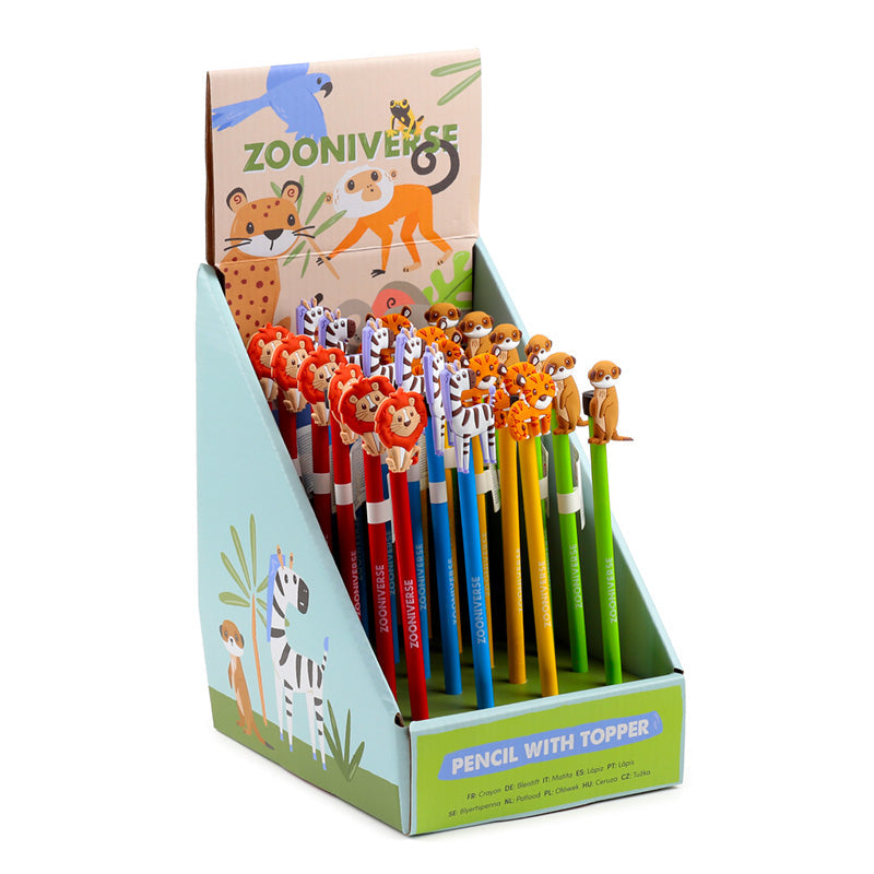 Zooniverse Pencil with PVC Topper