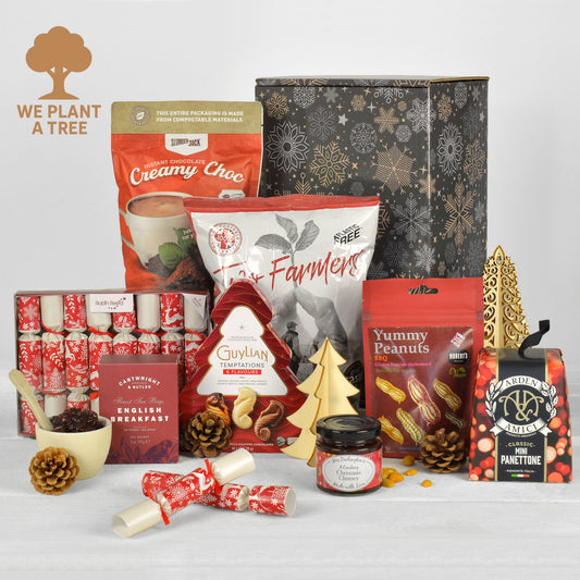 Nachhaltiger Weihnachtskorb | Umweltfreundlicher festlicher Geschenkkorb