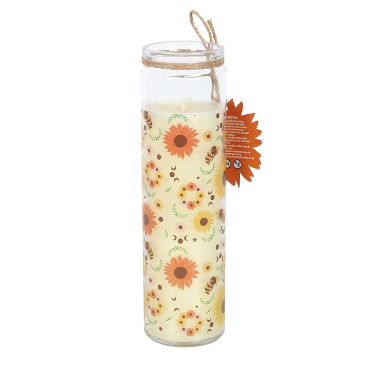 Summer Solstice Wildflower Tube Candle