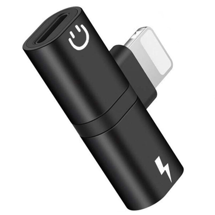 Zs-18182 2 STK 2-in-1 8-Pin Stecker auf 8-Pin Lade + 8-Pin Audio Buchse Kopfhöreradapter, unterstützt Anrufe und Lautstärkeregelung, kompatibel mit iOS 13 System
