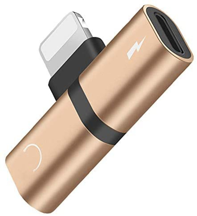Zs-18182 2 STK 2-in-1 8-Pin Stecker auf 8-Pin Lade + 8-Pin Audio Buchse Kopfhöreradapter, unterstützt Anrufe und Lautstärkeregelung, kompatibel mit iOS 13 System