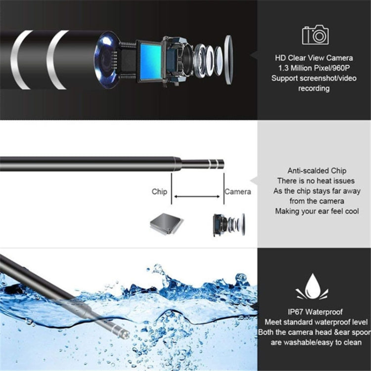 3-in-1 USB HD Digital Inspection Otoscope & Endoscope Camera