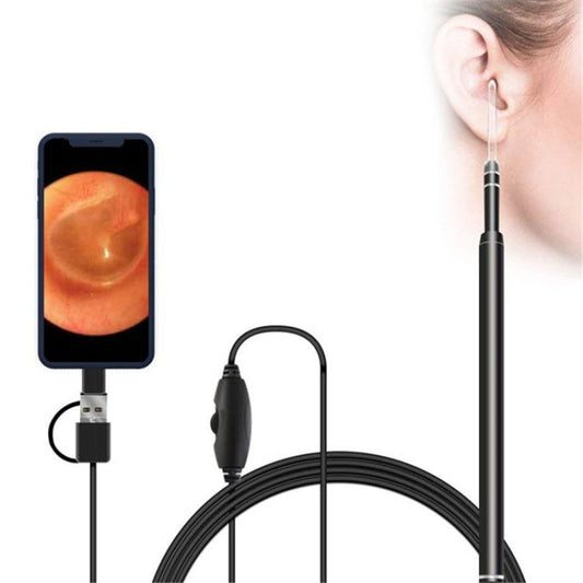 Otoscopio y cámara endoscópica digital HD USB 3 en 1
