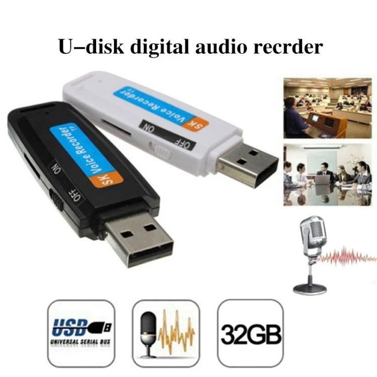 USB Digital Voice Recorder Pen – 70Hr Recording, WAV Format, 32GB Support