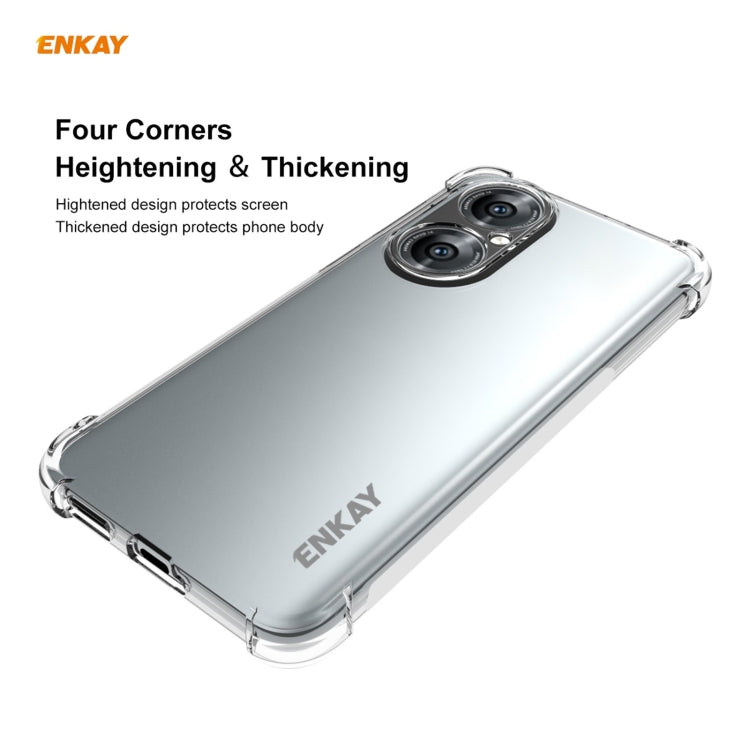 Hat-Prince ENKAY Clear TPU Shockproof Phone Case – Huawei P50 Pro