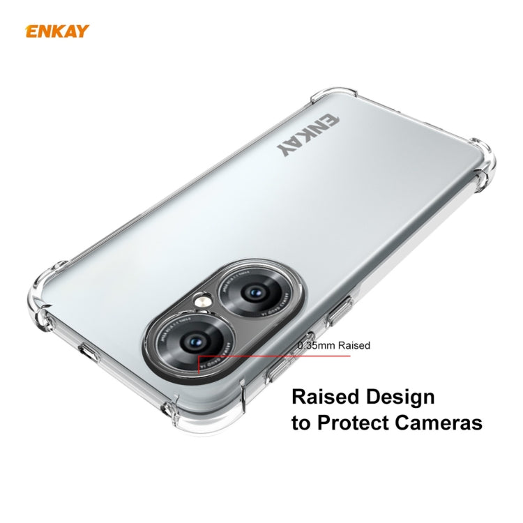 Hat-Prince ENKAY Clear TPU Shockproof Phone Case – Huawei P50 Pro