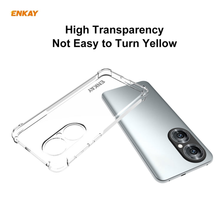 Hat-Prince ENKAY Clear TPU Shockproof Phone Case – Huawei P50 Pro