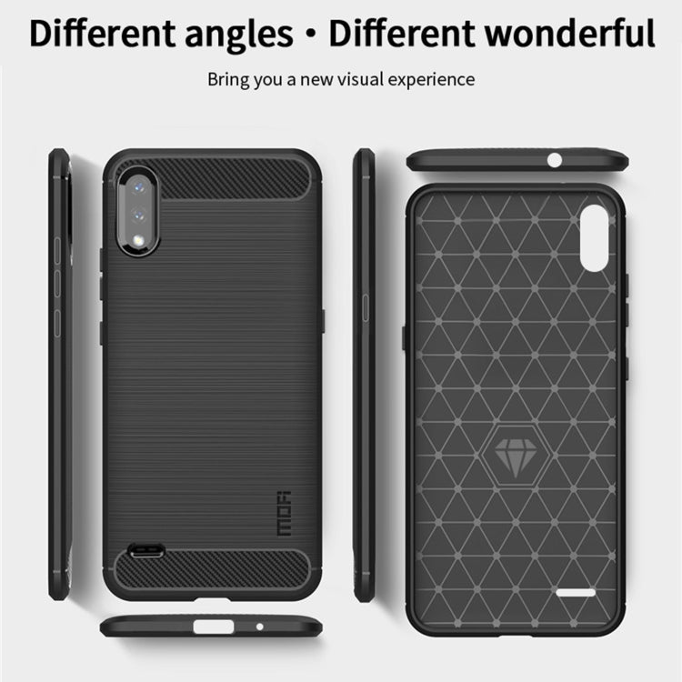 Funda de TPU suave de fibra de carbono cepillada MOFI Gentleness, para LG K22 / K22 Plus, para LG K42, para LG K52 / K62 / K62+ / Q52 / Q62, para LG K92, para Google Pixel 6A, para Motorola Moto G51 5G