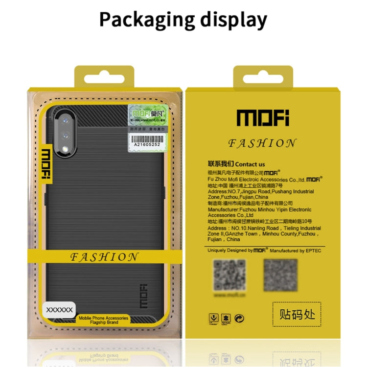 Funda de TPU suave de fibra de carbono cepillada MOFI Gentleness, para LG K22 / K22 Plus, para LG K42, para LG K52 / K62 / K62+ / Q52 / Q62, para LG K92, para Google Pixel 6A, para Motorola Moto G51 5G