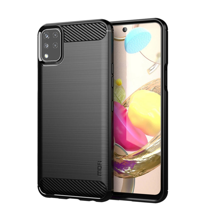 Funda de TPU suave de fibra de carbono cepillada MOFI Gentleness, para LG K22 / K22 Plus, para LG K42, para LG K52 / K62 / K62+ / Q52 / Q62, para LG K92, para Google Pixel 6A, para Motorola Moto G51 5G