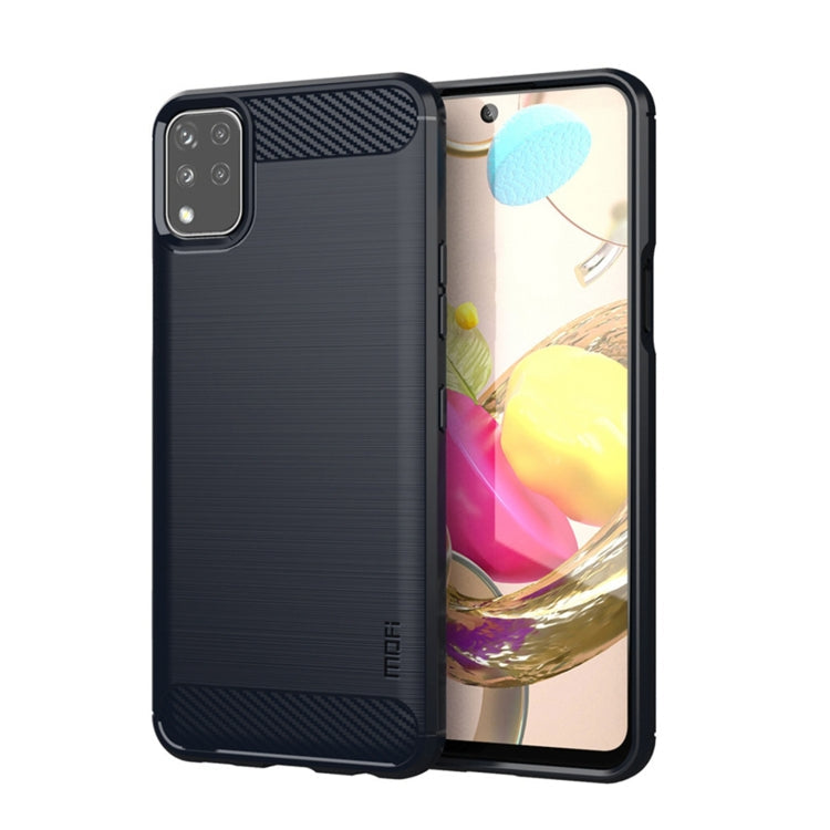 Funda de TPU suave de fibra de carbono cepillada MOFI Gentleness, para LG K22 / K22 Plus, para LG K42, para LG K52 / K62 / K62+ / Q52 / Q62, para LG K92, para Google Pixel 6A, para Motorola Moto G51 5G