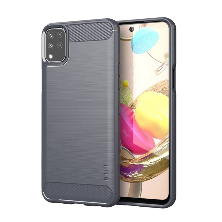 Funda de TPU suave de fibra de carbono cepillada MOFI Gentleness, para LG K22 / K22 Plus, para LG K42, para LG K52 / K62 / K62+ / Q52 / Q62, para LG K92, para Google Pixel 6A, para Motorola Moto G51 5G