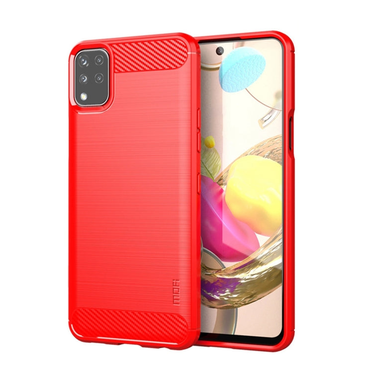 Funda de TPU suave de fibra de carbono cepillada MOFI Gentleness, para LG K22 / K22 Plus, para LG K42, para LG K52 / K62 / K62+ / Q52 / Q62, para LG K92, para Google Pixel 6A, para Motorola Moto G51 5G