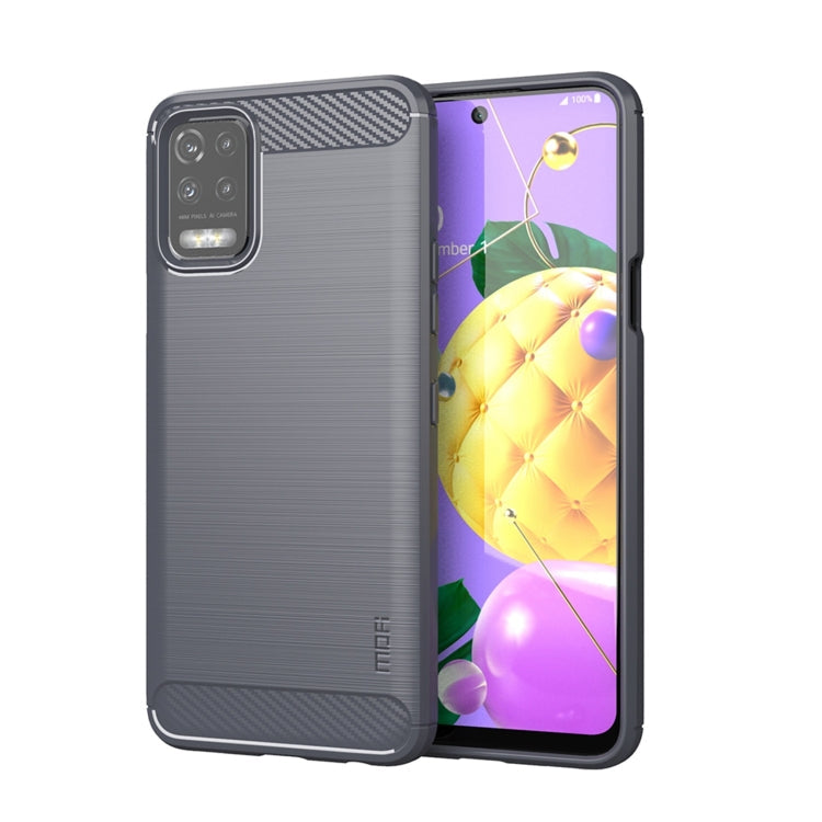 Funda de TPU suave de fibra de carbono cepillada MOFI Gentleness, para LG K22 / K22 Plus, para LG K42, para LG K52 / K62 / K62+ / Q52 / Q62, para LG K92, para Google Pixel 6A, para Motorola Moto G51 5G