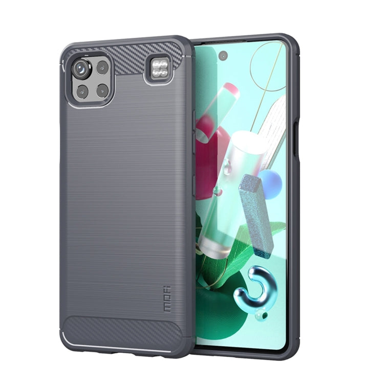 Funda de TPU suave de fibra de carbono cepillada MOFI Gentleness, para LG K22 / K22 Plus, para LG K42, para LG K52 / K62 / K62+ / Q52 / Q62, para LG K92, para Google Pixel 6A, para Motorola Moto G51 5G