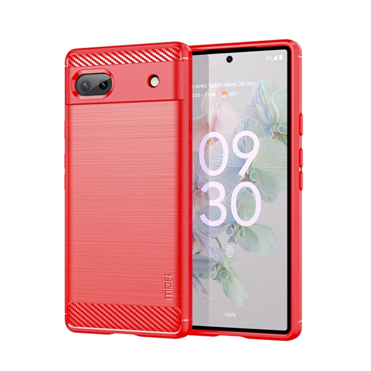 Funda de TPU suave de fibra de carbono cepillada MOFI Gentleness, para LG K22 / K22 Plus, para LG K42, para LG K52 / K62 / K62+ / Q52 / Q62, para LG K92, para Google Pixel 6A, para Motorola Moto G51 5G