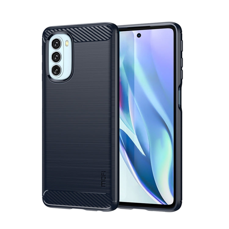 Funda de TPU suave de fibra de carbono cepillada MOFI Gentleness, para LG K22 / K22 Plus, para LG K42, para LG K52 / K62 / K62+ / Q52 / Q62, para LG K92, para Google Pixel 6A, para Motorola Moto G51 5G