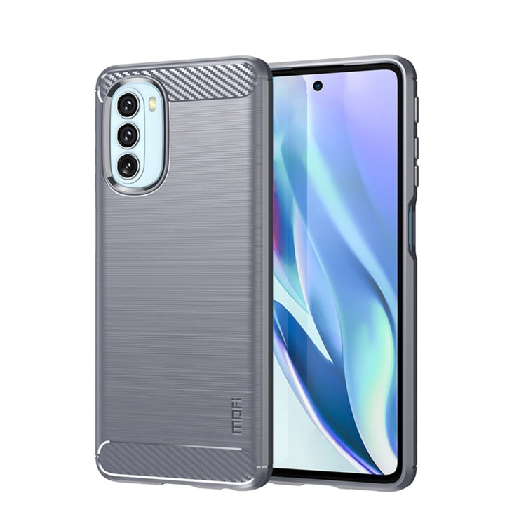 Funda de TPU suave de fibra de carbono cepillada MOFI Gentleness, para LG K22 / K22 Plus, para LG K42, para LG K52 / K62 / K62+ / Q52 / Q62, para LG K92, para Google Pixel 6A, para Motorola Moto G51 5G
