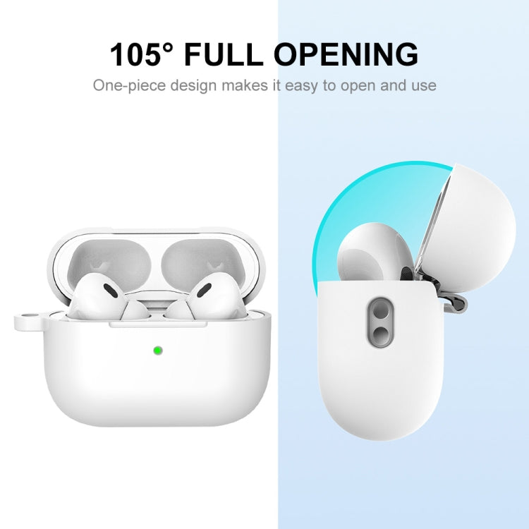 ENKAY Thickened Silicone Protective Case for Apple AirPods Pro 2 with Keychain