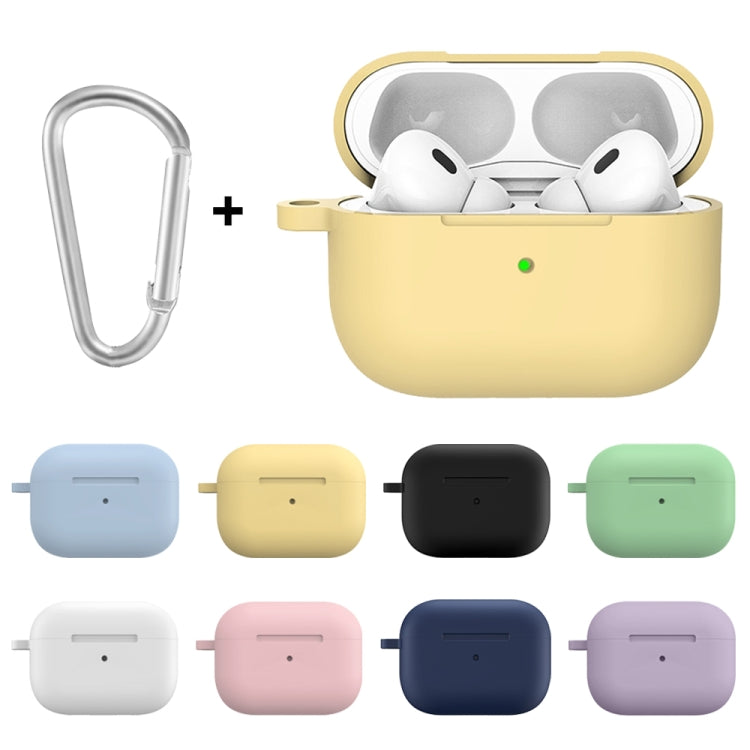 ENKAY Thickened Silicone Protective Case for Apple AirPods Pro 2 with Keychain