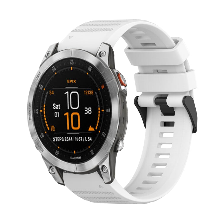 22 mm horizontales strukturiertes Silikonarmband mit Entnahmewerkzeug, für Garmin Epix Gen 2, für Garmin Approach S62, für Garmin Fenix 6 GPS
