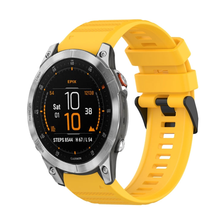 22 mm horizontales strukturiertes Silikonarmband mit Entnahmewerkzeug, für Garmin Epix Gen 2, für Garmin Approach S62, für Garmin Fenix 6 GPS