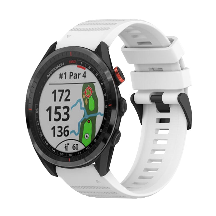 22 mm horizontales strukturiertes Silikonarmband mit Entnahmewerkzeug, für Garmin Epix Gen 2, für Garmin Approach S62, für Garmin Fenix 6 GPS