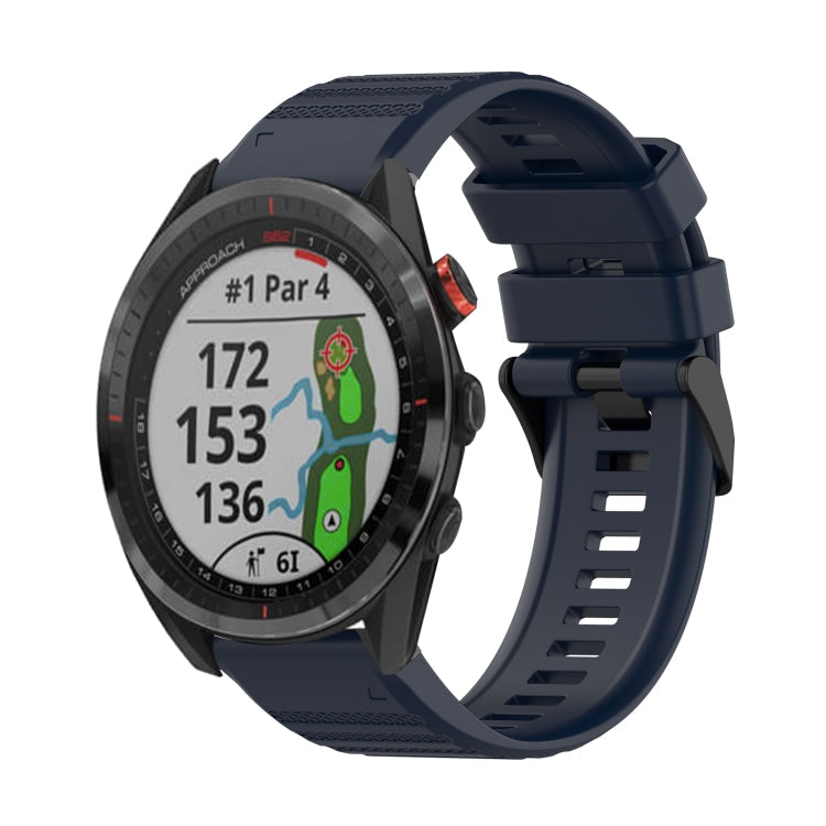 22 mm horizontales strukturiertes Silikonarmband mit Entnahmewerkzeug, für Garmin Epix Gen 2, für Garmin Approach S62, für Garmin Fenix 6 GPS