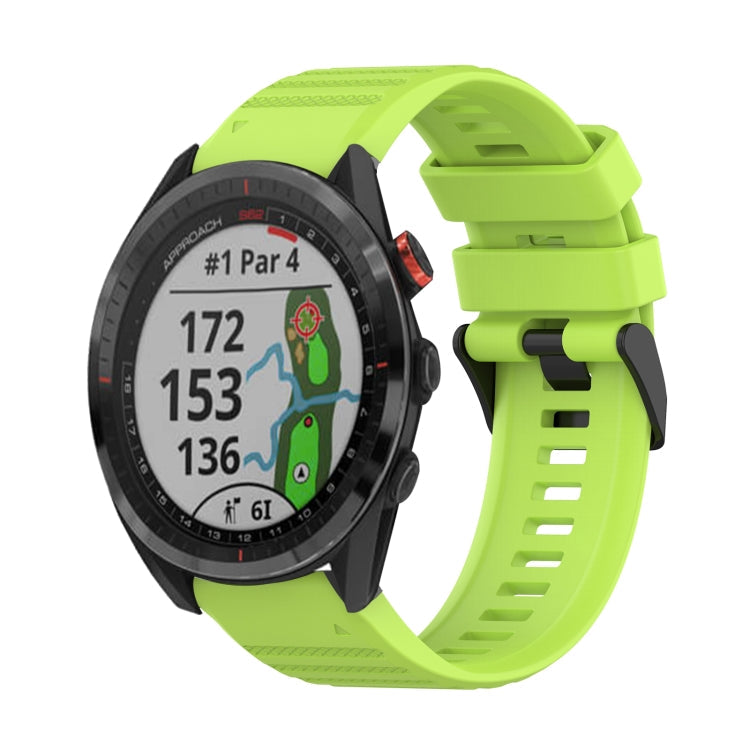 22 mm horizontales strukturiertes Silikonarmband mit Entnahmewerkzeug, für Garmin Epix Gen 2, für Garmin Approach S62, für Garmin Fenix 6 GPS
