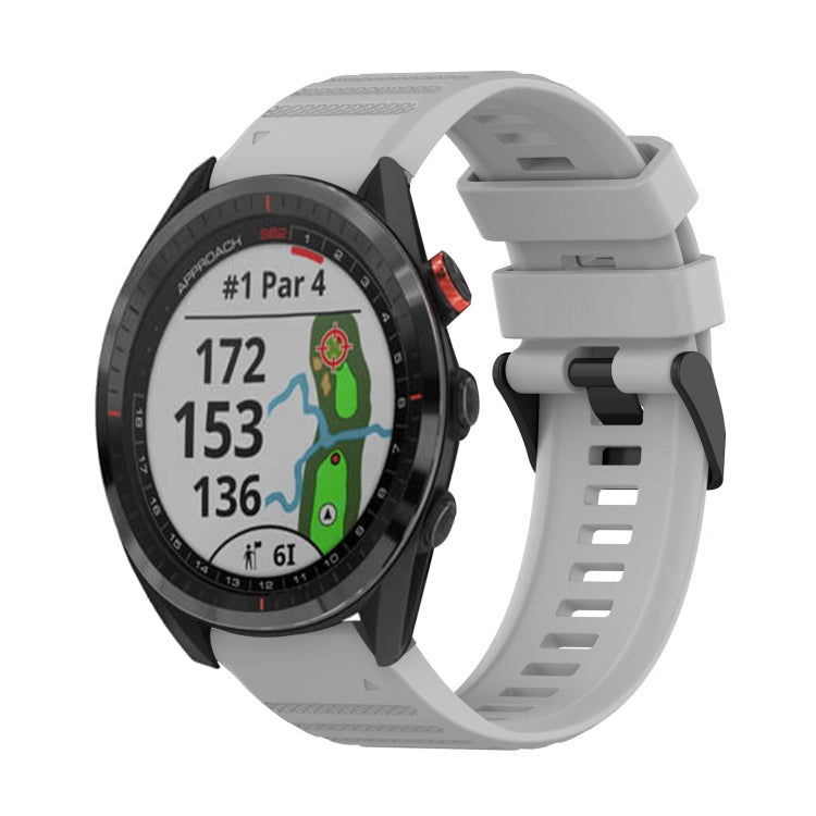 22 mm horizontales strukturiertes Silikonarmband mit Entnahmewerkzeug, für Garmin Epix Gen 2, für Garmin Approach S62, für Garmin Fenix 6 GPS