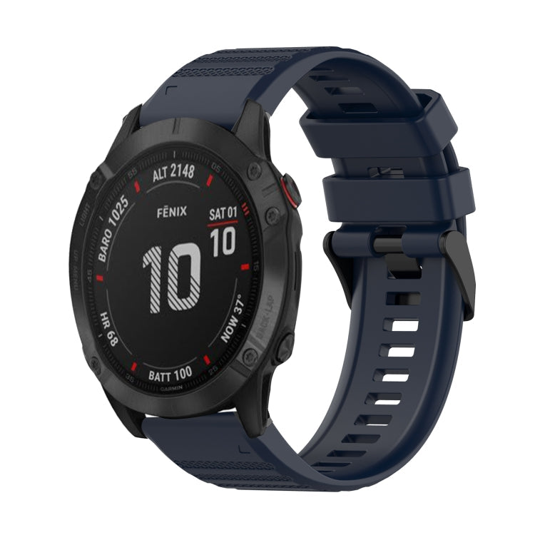 Correa de reloj de silicona de textura horizontal de 22 mm con herramienta de extracción, para Garmin Fenix 6 Pro GPS, para Garmin Fenix 6 Sapphire GPS, para Garmin Fenix 5