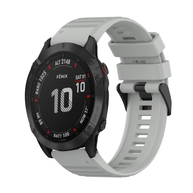 Correa de reloj de silicona de textura horizontal de 22 mm con herramienta de extracción, para Garmin Fenix 6 Pro GPS, para Garmin Fenix 6 Sapphire GPS, para Garmin Fenix 5