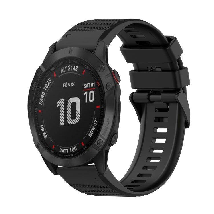 Correa de reloj de silicona de textura horizontal de 22 mm con herramienta de extracción, para Garmin Fenix 6 Pro GPS, para Garmin Fenix 6 Sapphire GPS, para Garmin Fenix 5