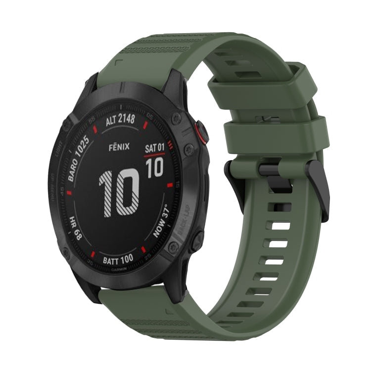 Correa de reloj de silicona de textura horizontal de 22 mm con herramienta de extracción, para Garmin Fenix 6 Pro GPS, para Garmin Fenix 6 Sapphire GPS, para Garmin Fenix 5