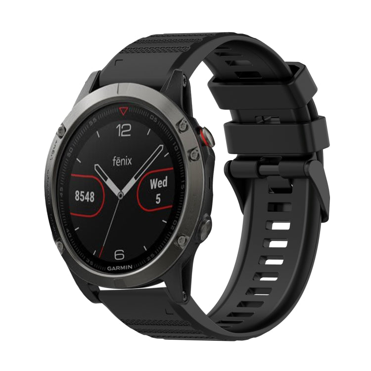 Correa de reloj de silicona de textura horizontal de 22 mm con herramienta de extracción, para Garmin Fenix 6 Pro GPS, para Garmin Fenix 6 Sapphire GPS, para Garmin Fenix 5