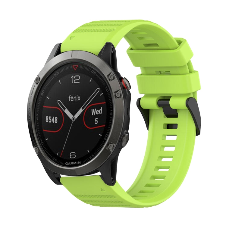 Correa de reloj de silicona de textura horizontal de 22 mm con herramienta de extracción, para Garmin Fenix 6 Pro GPS, para Garmin Fenix 6 Sapphire GPS, para Garmin Fenix 5