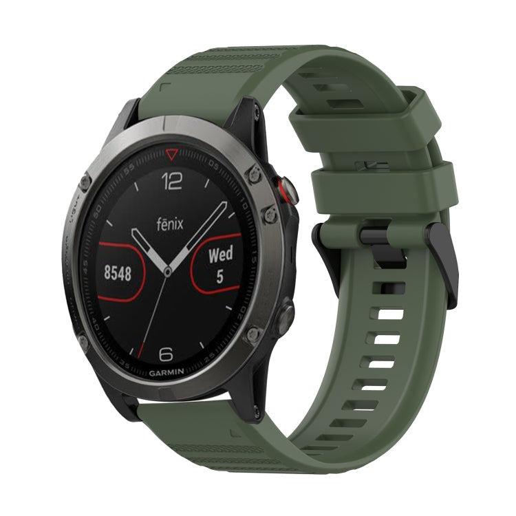 Correa de reloj de silicona de textura horizontal de 22 mm con herramienta de extracción, para Garmin Fenix 6 Pro GPS, para Garmin Fenix 6 Sapphire GPS, para Garmin Fenix 5