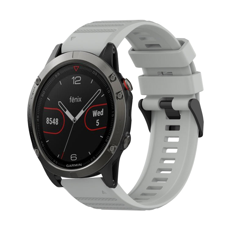 Correa de reloj de silicona de textura horizontal de 22 mm con herramienta de extracción, para Garmin Fenix 6 Pro GPS, para Garmin Fenix 6 Sapphire GPS, para Garmin Fenix 5