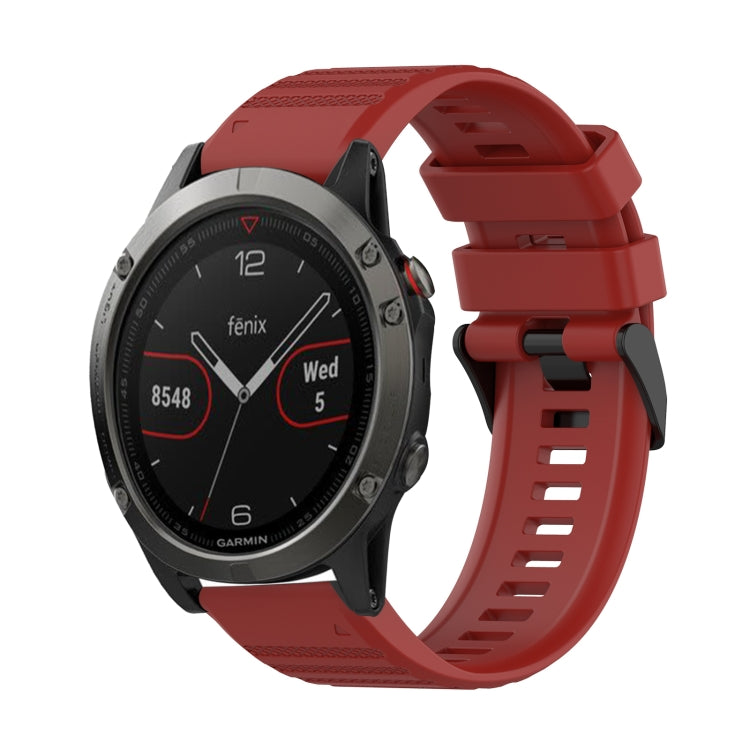 Correa de reloj de silicona de textura horizontal de 22 mm con herramienta de extracción, para Garmin Fenix 6 Pro GPS, para Garmin Fenix 6 Sapphire GPS, para Garmin Fenix 5