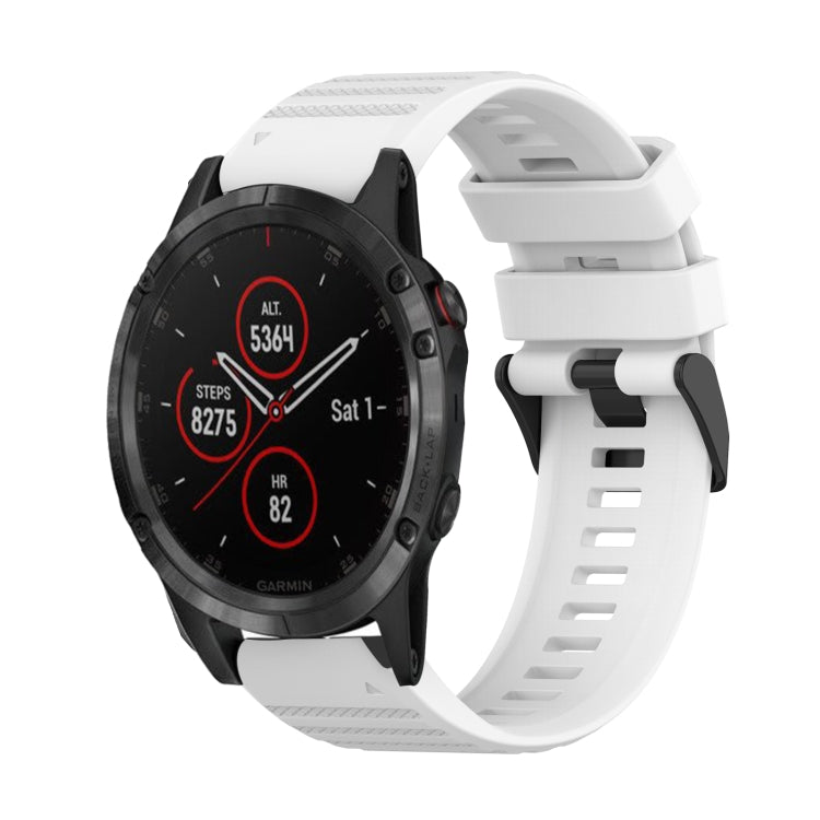 Correa de reloj de silicona de textura horizontal de 22 mm con herramienta de extracción, para Garmin Fenix 5 Plus, para Garmin Quatix 5, para Garmin Quatix 5 Sapphire