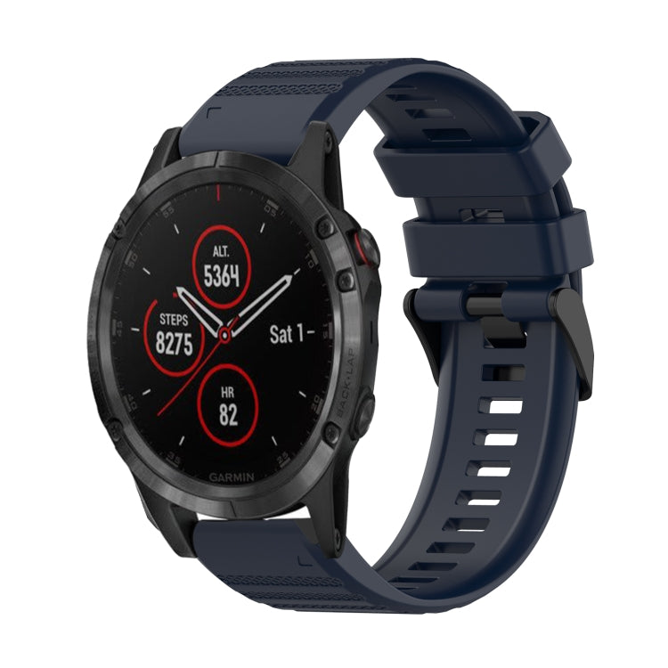 Correa de reloj de silicona de textura horizontal de 22 mm con herramienta de extracción, para Garmin Fenix 5 Plus, para Garmin Quatix 5, para Garmin Quatix 5 Sapphire