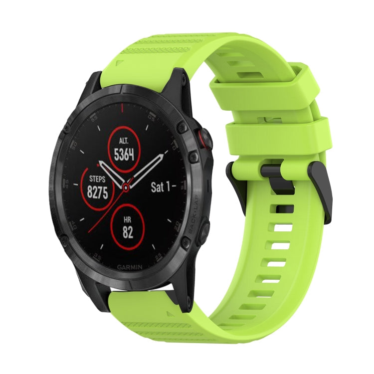 Correa de reloj de silicona de textura horizontal de 22 mm con herramienta de extracción, para Garmin Fenix 5 Plus, para Garmin Quatix 5, para Garmin Quatix 5 Sapphire