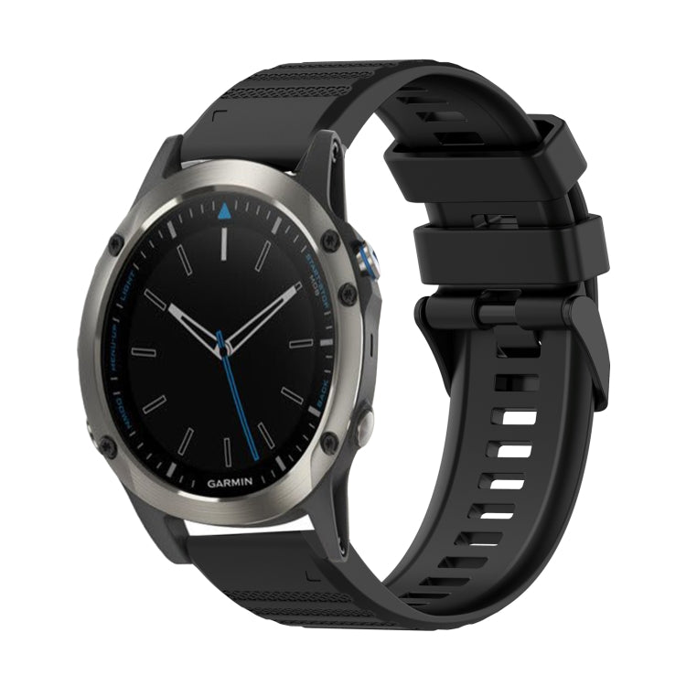 Correa de reloj de silicona de textura horizontal de 22 mm con herramienta de extracción, para Garmin Fenix 5 Plus, para Garmin Quatix 5, para Garmin Quatix 5 Sapphire