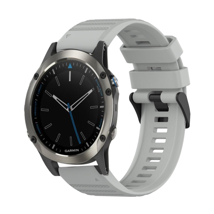 Correa de reloj de silicona de textura horizontal de 22 mm con herramienta de extracción, para Garmin Fenix 5 Plus, para Garmin Quatix 5, para Garmin Quatix 5 Sapphire